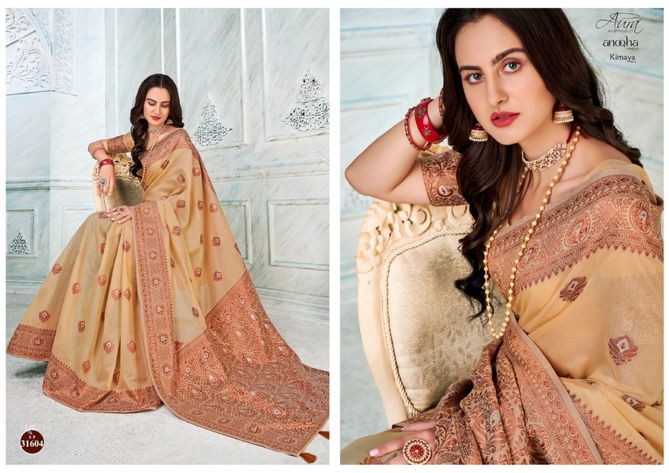 Kimaya Vol 2 By Aura Party Wear Sarees Catalog
